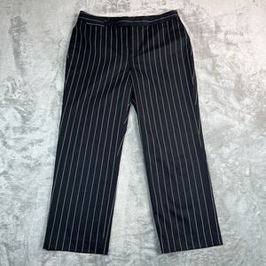 Lauren Ralph Lauren Pants Women’s 10P Black White Pinstripe Straight Leg Office